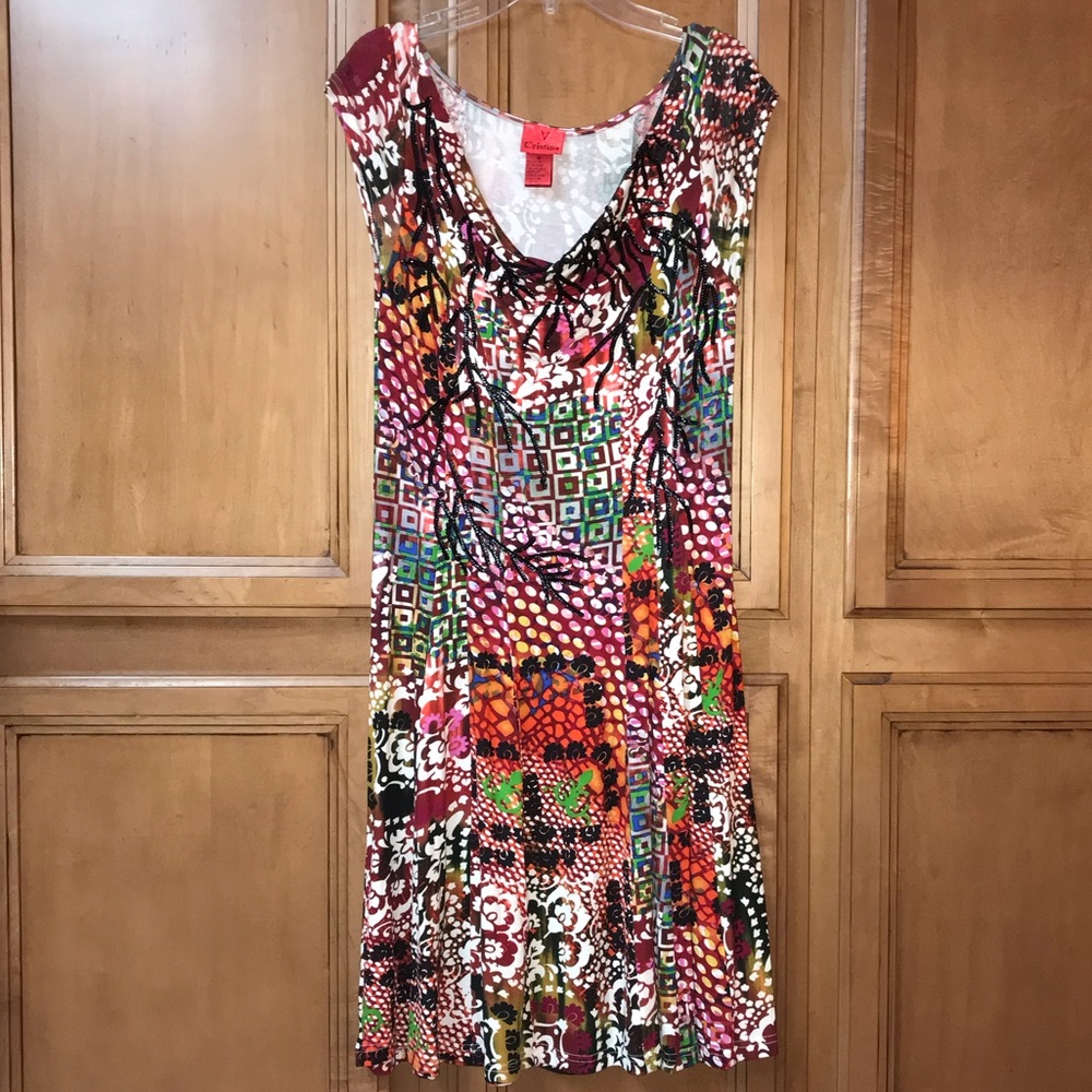 Beautiful dress with flare bottom. Cristina